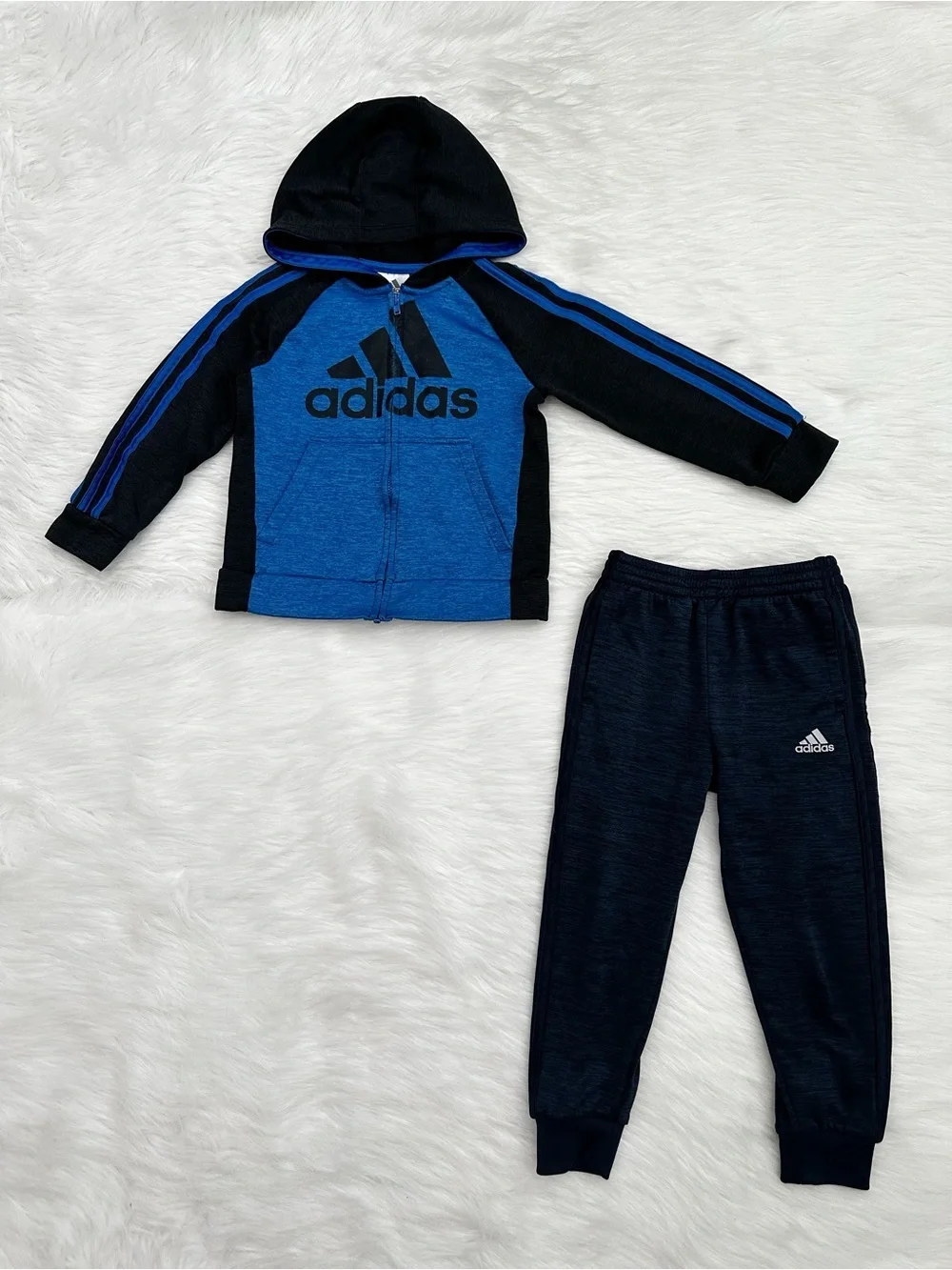 Addias Toddler Size 5T Athleisure Jacket Jogger Pants Set